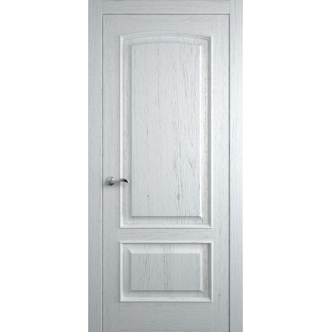 Межкомнатная дверь Мебель-Массив Венеция Эмаль белая на дубе без патины полотно глухое