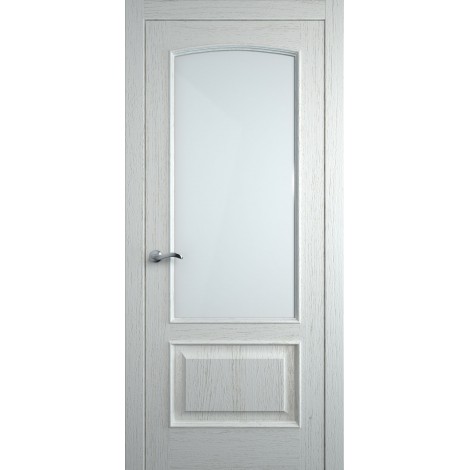 Межкомнатная дверь Мебель-Массив Венеция Эмаль RAL 9010 без патины полотно с остеклением