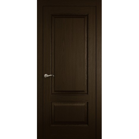 Межкомнатная дверь Мебель-Массив Верона Темный дуб без патины полотно глухое