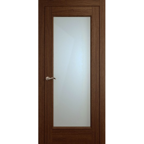 Межкомнатная дверь Мебель-Массив Виченца Коньячный дуб без патины полотно с остеклением