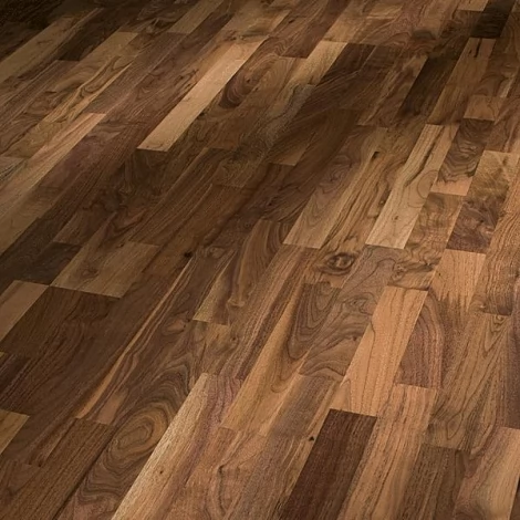 Штучный паркет MGK Floor Орех Американский Селект без покрытия 350 х 70 х 22 мм