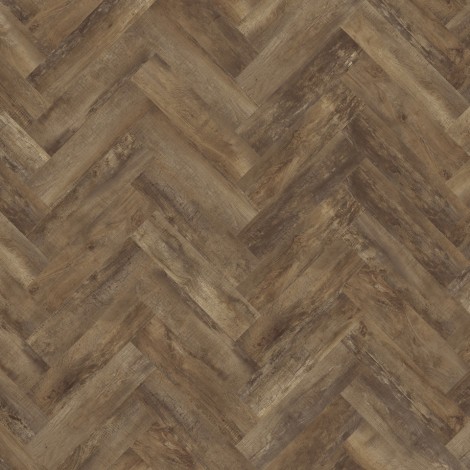 ПВХ плитка Moduleo LayRed Herringbone (Классическая елка) Country Oak 54875 с подложкой тиснение в регистр 630 x 125 мм