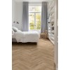 ПВХ плитка Moduleo LayRed Herringbone (Классическая елка) Sierra Oak 58847 с подложкой тиснение в регистр 630 x 125 мм