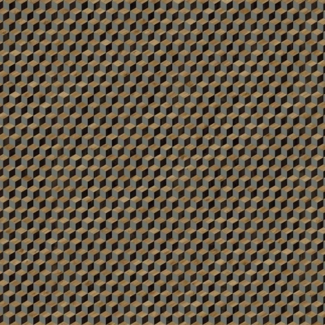 ПВХ плитка Moduleo Moods Diamond Cubes 272 орнамент из планок формы Ромб