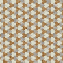 ПВХ плитка Moduleo Moods Hexagon Cluster 351 орнамент из планок формы Шестиугольник