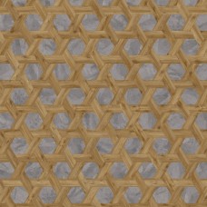 ПВХ плитка Moduleo Moods Wicker 268 орнамент из планок форм Большой шестиугольник и Параллелограмм