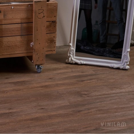 ПВХ плитка VinilAm Дуб Оливковый коллекция Ceramo Wood 61512