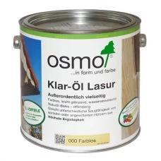 Лазурь Osmo 000 прозрачная шелковисто-матовое Klar-Ol Lasur 750 мл