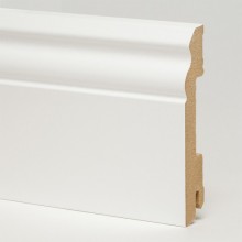 Плинтус Pedross 5535 МДФ White белый глянцевый 100 x 18 мм