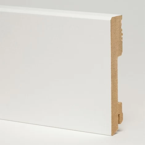 Плинтус Pedross 5913 МДФ White белый глянцевый 100 x 18 мм