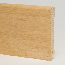 Плинтус шпонированный Pedross Дуб без покрытия 95 x 15 мм