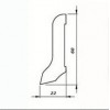 Плинтус шпонированный Pedross Сукупира 60 x 22 мм