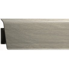 Плинтус из ПВХ Royal Дуб светло-серый 270 - 2500 x 76 x 23 мм