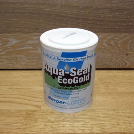Однокомпонентный акрилово-полиуретановый лак на водной основе Berger Aqua-Seal EcoGold (Германия) глянцевый 1 л