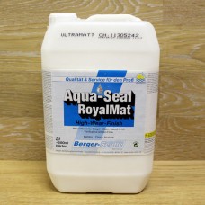 Двухкомпонентный полиуретановый лак, сохраняющий естественный тон древесины Berger Aqua-Seal RoyalMat ультраматовый