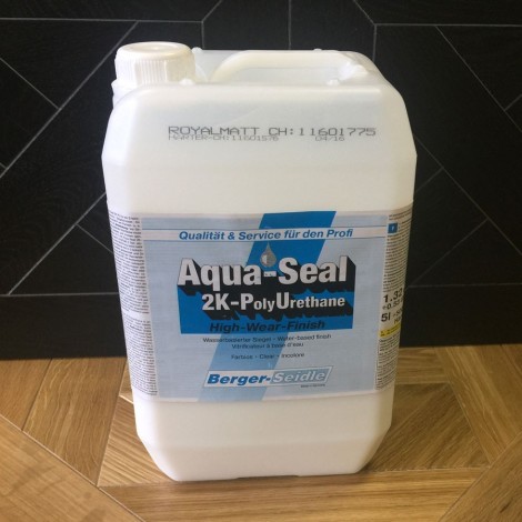 2-х компонентный полиуретановый лак, сохраняющий естественный тон древесины Berger Aqua-Seal 2KPU
