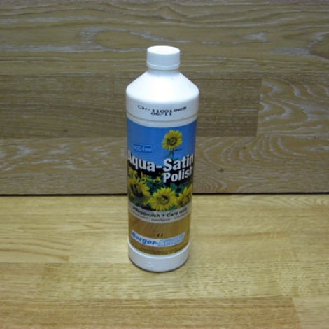 Средство для очистки и ухода для паркета под маслом или масло-воском Berger Aqua-Satin Polish (Германия) 1 л