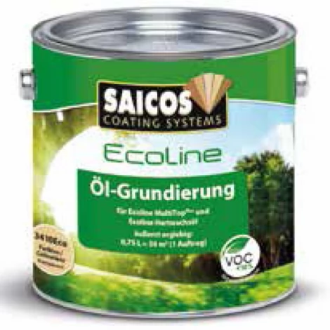 Масляная грунтовка SAICOS Ecoline Ol-Grundierung (Германия) 3410Eco (беcцветный прозрачный) 0,75л