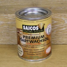 Масло с твердым воском с ускоренным временем высыхания Saicos Hartwachsol Premium (Германия) 3200 шелковисто-матовое 125мл