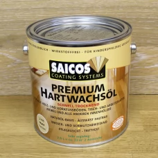 Масло с твердым воском с ускоренным временем высыхания Saicos Hartwachsol Premium (Германия) 3305 матовое 2,5л