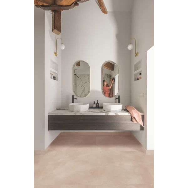 ПВХ плитка для пола Quick-Step Alpha Vinyl Мягкий румянец (Soft blush) коллекция Illume AVMTU40333