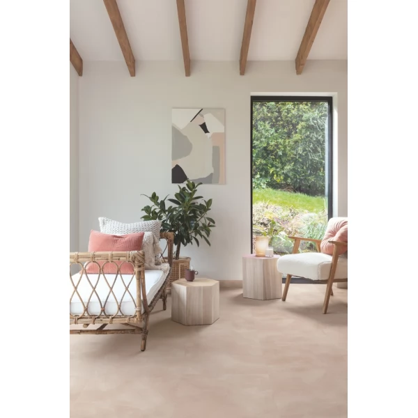 ПВХ плитка для пола Quick-Step Alpha Vinyl Мягкий румянец (Soft blush) коллекция Illume AVMTU40333