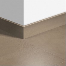 МДФ плинтус Quick-Step Parquet Плитка кожа темная (Leather tile dark) QSPSKR01402 в цвет декора ламината UF1402