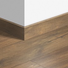 МДФ плинтус Quick-Step Parquet Доска дуба полуночного коричневого (Midnight oak brown) QSPSKR01488 в цвет декора ламината CLM1488 / CRP1488
