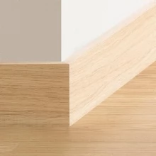 МДФ плинтус Quick-Step Parquet Утренний бежевый дуб (Morning Oak Light) QSPSKR01535 в цвет декора ламината UW1535 / UFW1535 / UWN1535