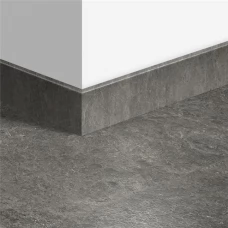 МДФ плинтус Quick-Step Parquet Сланец темный (Slate dark) QSPSKR01552 в цвет декора ламината EXQ1552