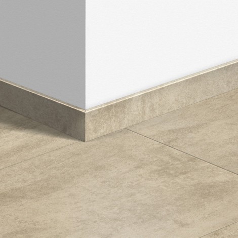 Виниловый плинтус Quick-Step стандартный Травертин крем (Travertine cream) QSVSK40046 (AMCL40046 AMGP40046) 58 x 12 мм