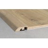 HDF профиль-порог для пола и лестниц Quick-Step Incizo 5 in 1 QSINCP01998 в цвет декора ламината Переработанная древесина (Recycled Hardwood) LPU1998