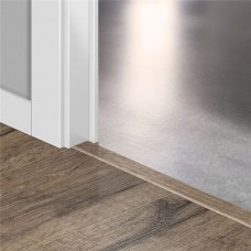 HDF профиль-порог для пола и лестниц Quick-Step Incizo 5 in 1 QSINCP01545 в цвет декора ламината Дуб реставрированный коричневый (Reclaimed oak brown) UW1545