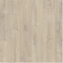 Плитка ПВХ Quick-Step Дуб бархатный бежевый коллекция Balance Click Plus BACP40158