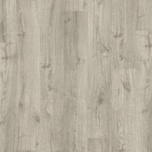 Плитка ПВХ Quick-Step Vinyl Flex Дуб осенний теплый серый коллекция Pulse Glue Plus PUGP40089