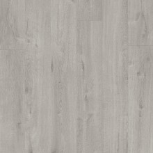 Плитка ПВХ Quick-Step Дуб хлопковый светло-серый коллекция Pulse Rigid Click RPUCL40201