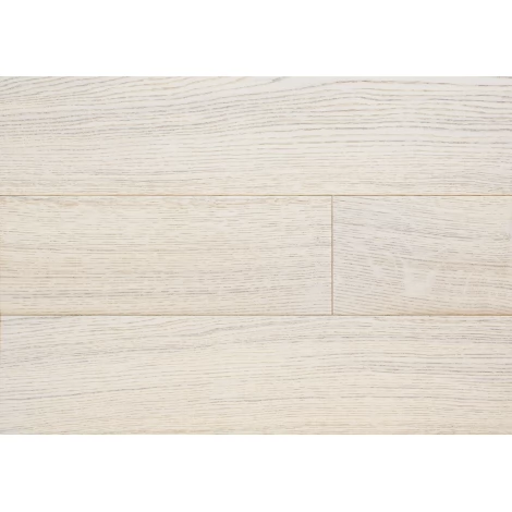 Инженерная доска Романовский паркет Французская елка Proffi Дуб Белый (Дуб Mont Blanc) лак 150 x 15 мм