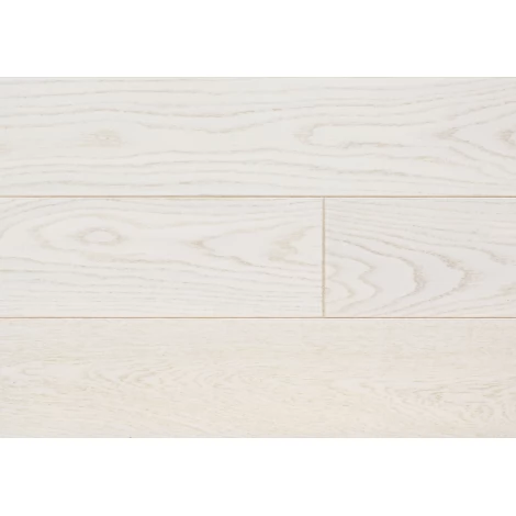 Инженерная доска Романовский паркет Французская елка Proffi Дуб Полярный (Дуб Monte Leone) лак 150 x 15 мм