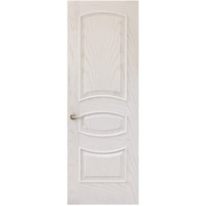 Межкомнатная дверь Sola Porte Алина Ясень белый текстурный полотно глухое Багетная серия