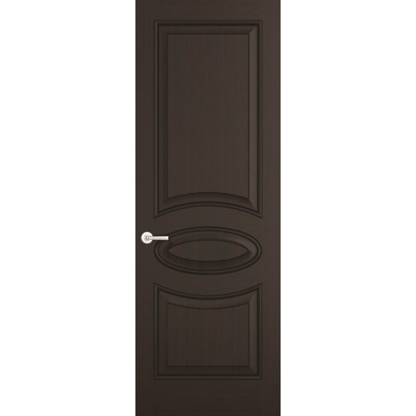 Межкомнатная дверь Sola Porte Алина 2 Венге лак полотно глухое Багетная серия
