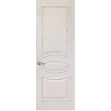 Межкомнатная дверь Sola Porte Алина 2 Ясень белый текстурный полотно глухое Багетная серия