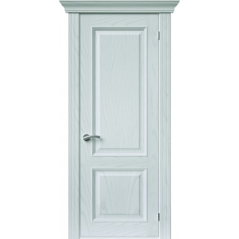 Межкомнатная дверь Sola Porte Кардинал 4 Ясень белый текстурный полотно глухое Багетная серия