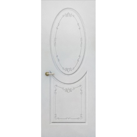 Межкомнатная дверь Sola Porte Инари Эмаль белая полотно глухое серия Фреза