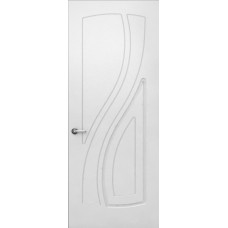 Межкомнатная дверь Sola Porte Лана Эмаль белая полотно глухое серия Фреза