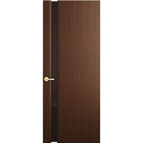 Межкомнатная дверь Sola Porte Мона 2 Венге шпон Файн-лайн лак полотно с остеклением серия Сборные двери