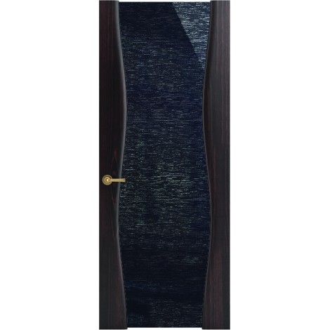 Межкомнатная дверь Sola Porte Звездная ночь Дуб мореный текстурный лак с ручной полировкой полотно с остеклением серия Сборные двери