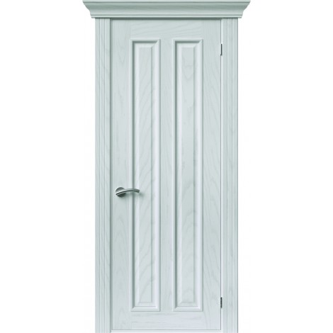 Межкомнатная дверь Sola Porte Вертикаль Ясень белый текстурный полотно глухое Багетная серия