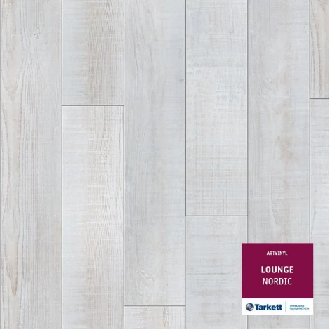 ПВХ плитка Tarkett Art Vinyl Nordic коллекция Lounge планка 914 x 152 мм 230345024
