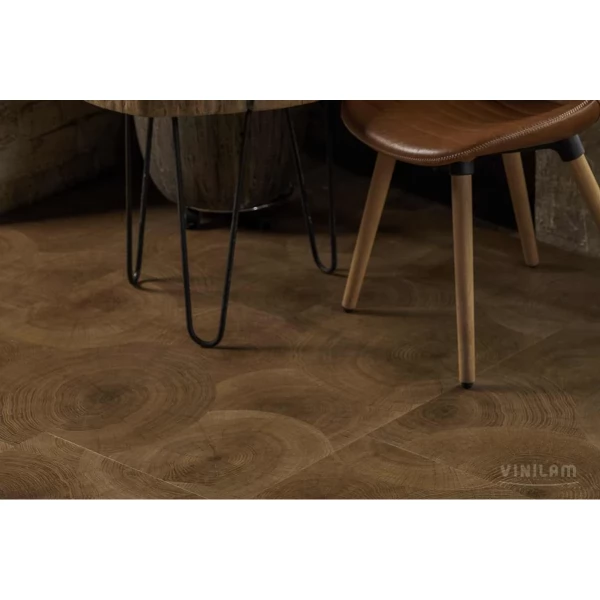 ПВХ плитка VinilAm Дуб Натуральный коллекция Ceramo Stone клеевой 61601