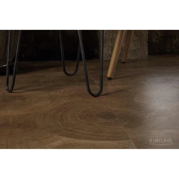 ПВХ плитка VinilAm Дуб Натуральный коллекция Ceramo Stone клеевой 61601